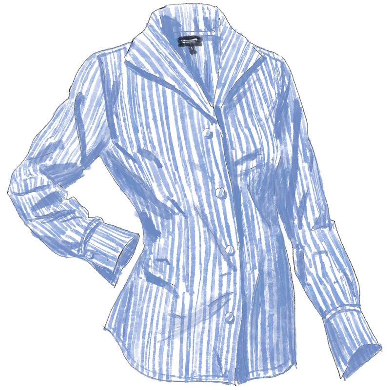 The New Swan Blouse Pink White