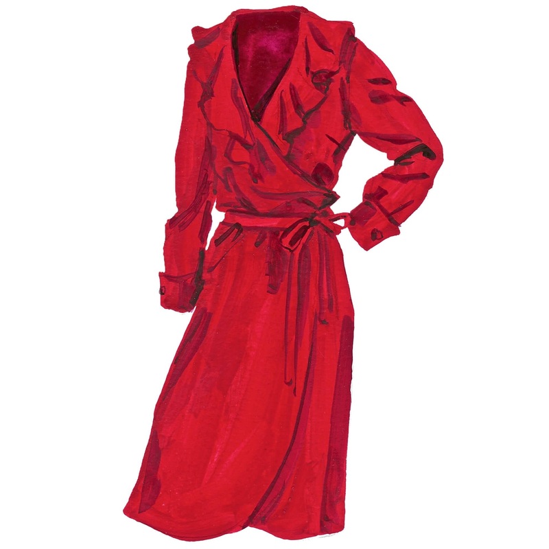 Toot’s Shore Dress Red