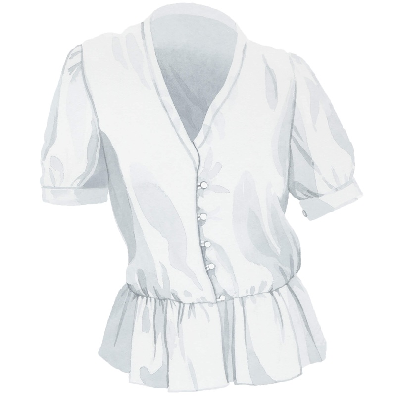 Puff Sleeve Blouse Lavender