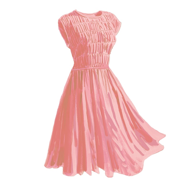 Spring Waltz Dress Murex Shell