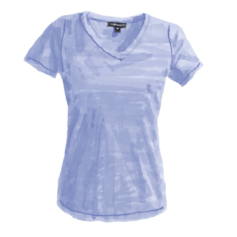 V-Neck SoHo Tee Lavender
