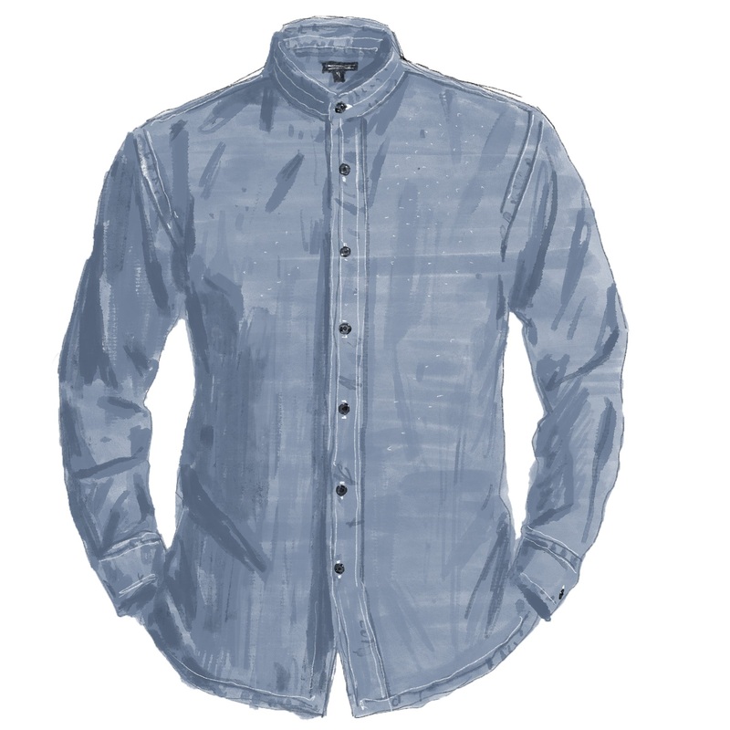 RAF Officer Shirt Light Blue