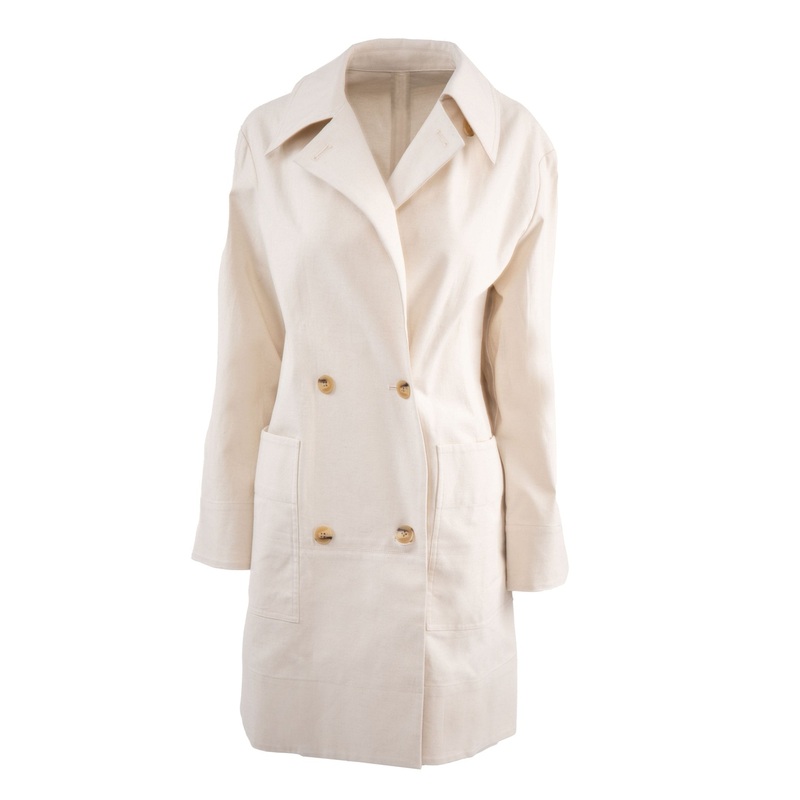 The Time Travelers Canvas Peacoat Natural