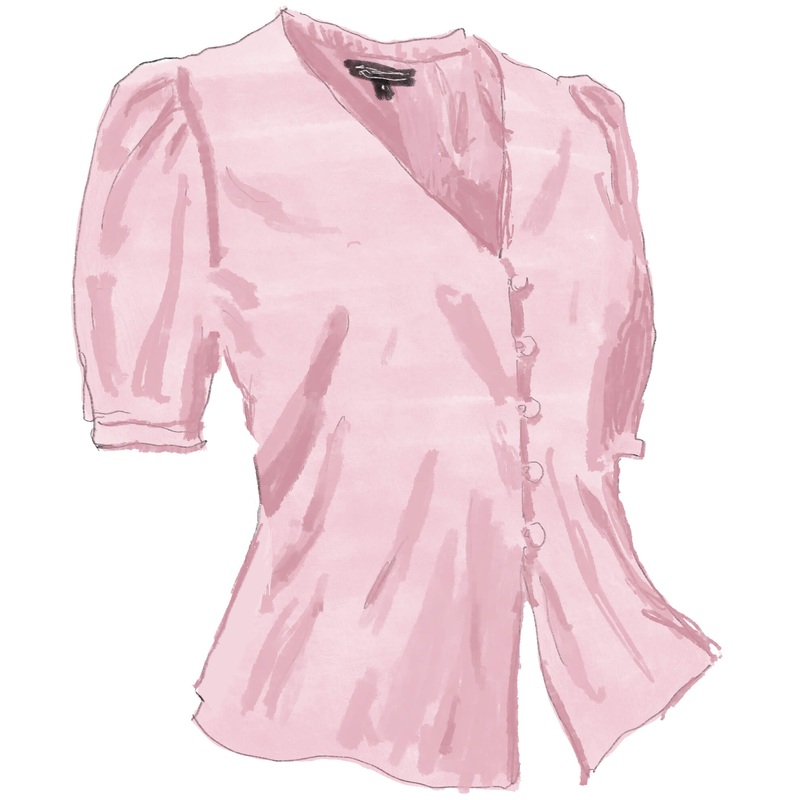 Nostalgic Puff Sleeve Blouse Cream