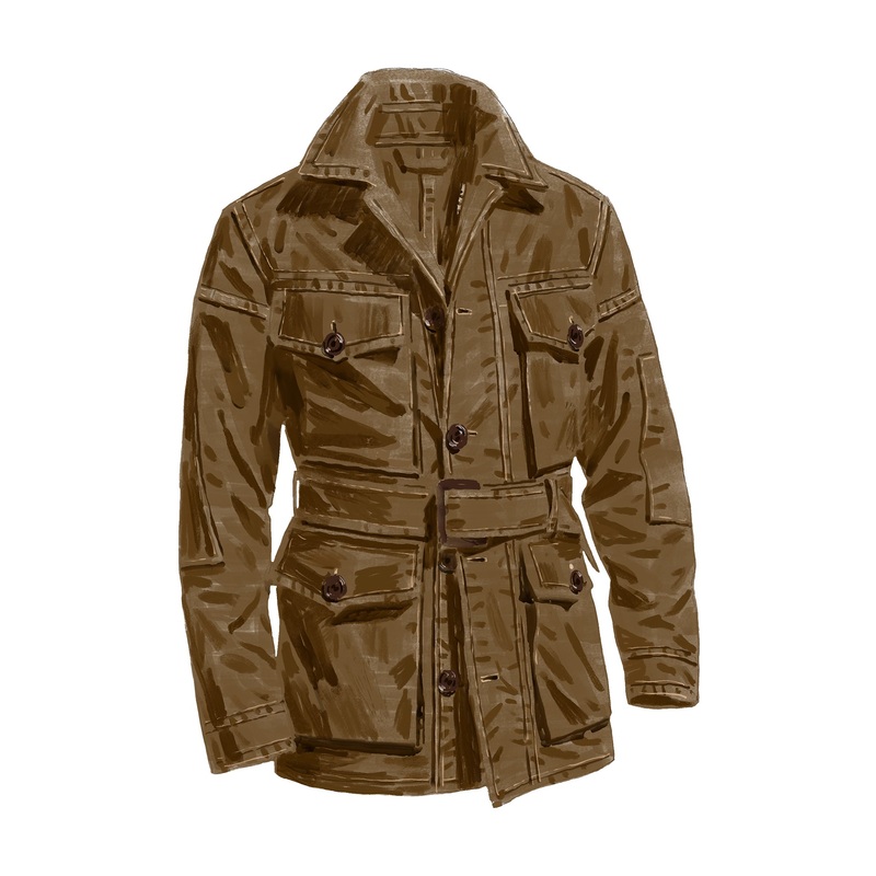British Moto Jacket Tobacco