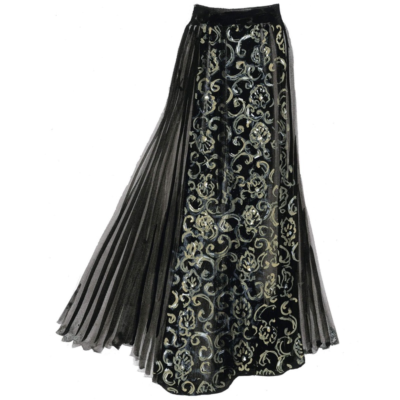 Aria Skirt Black