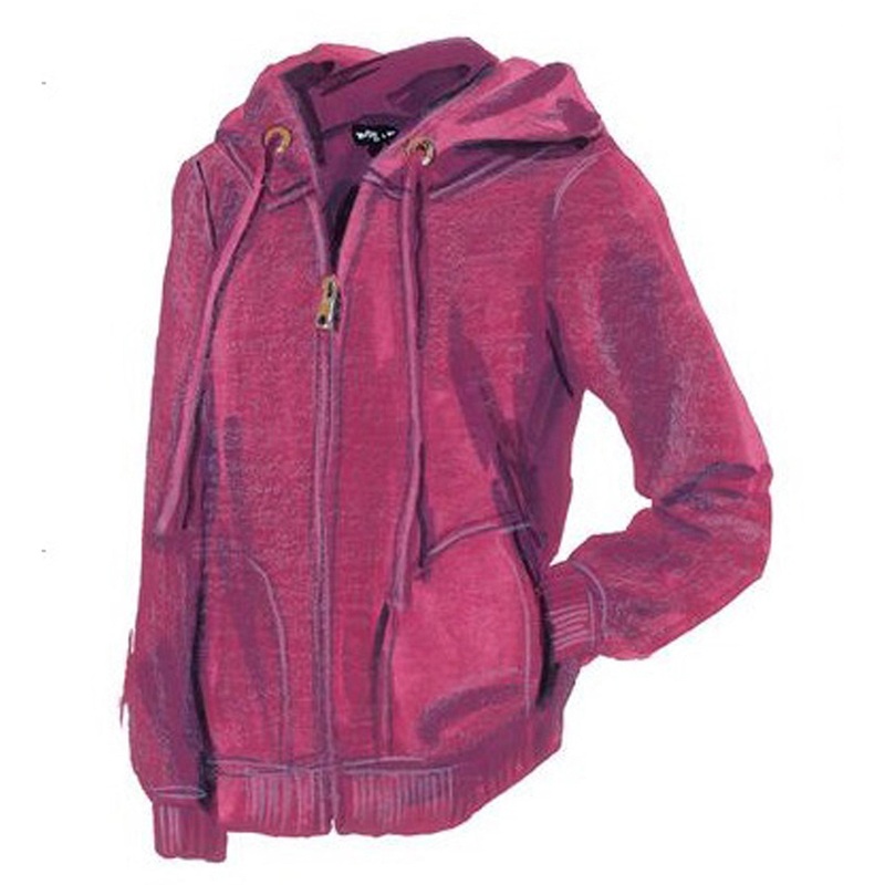 Hooded Cardigan Burgundy