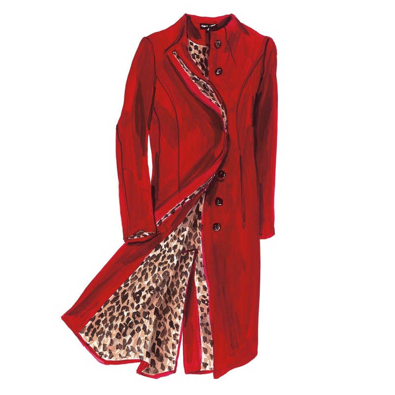 Third Act Coat Cherry