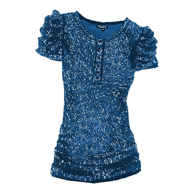 Celestial Blouse Red White