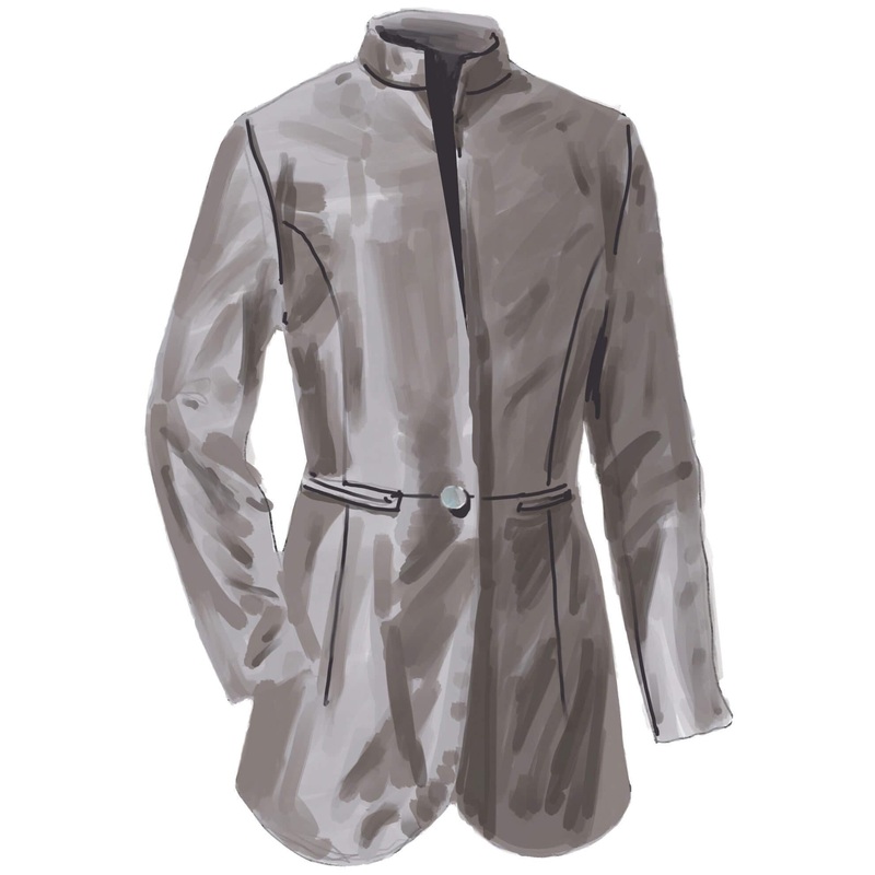 Totally Rational Jetset Blazer Silk Silver