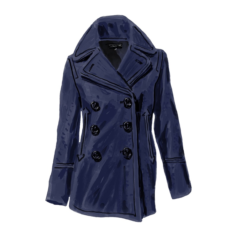Women’s U.S. Navy Peacoat Navy