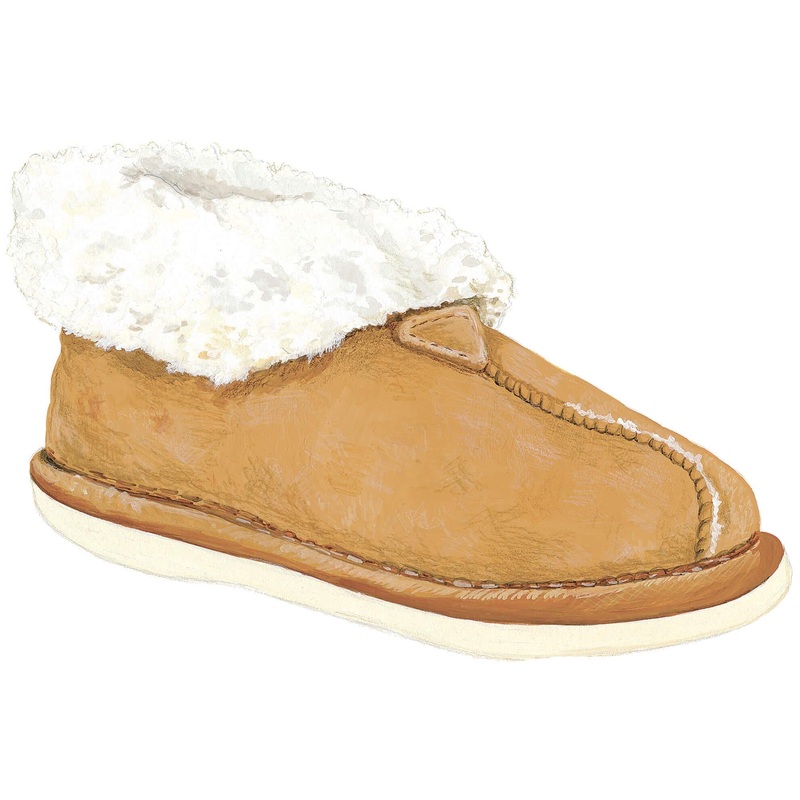 Women’s Shearling Bootie Slippers Spice