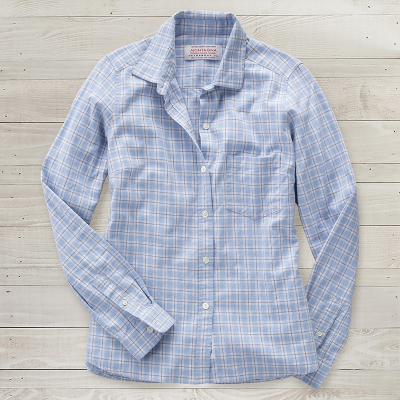 Italian Featherweight Flannel Toblino Windowpane