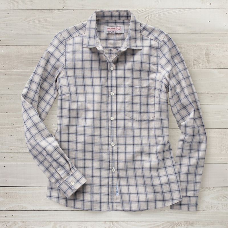 Italian Featherweight Flannel Toblino Windowpane