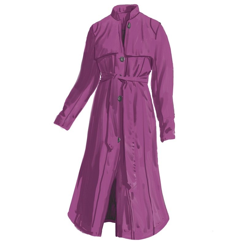Cool Stormflap Raincoat Purple