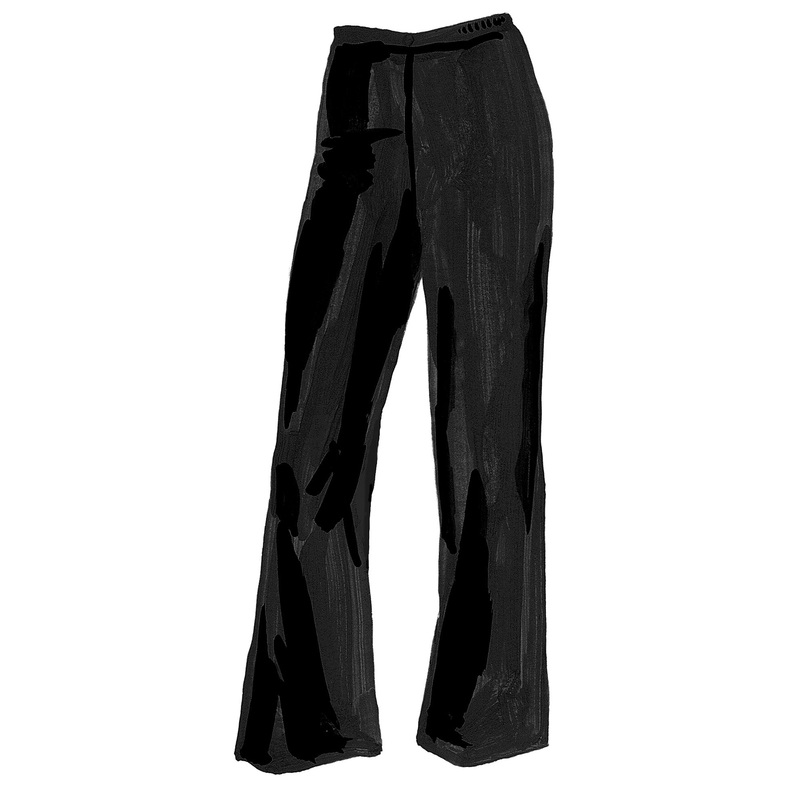 Dinner Party Pants Black