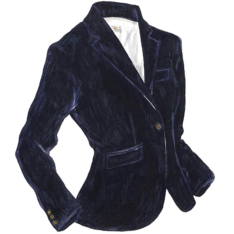 Magnetic Corduroy Blazer Navy