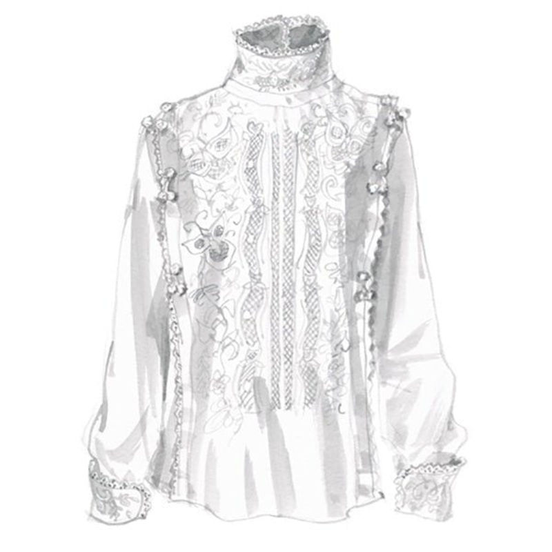 Gibson Girl Blouse White