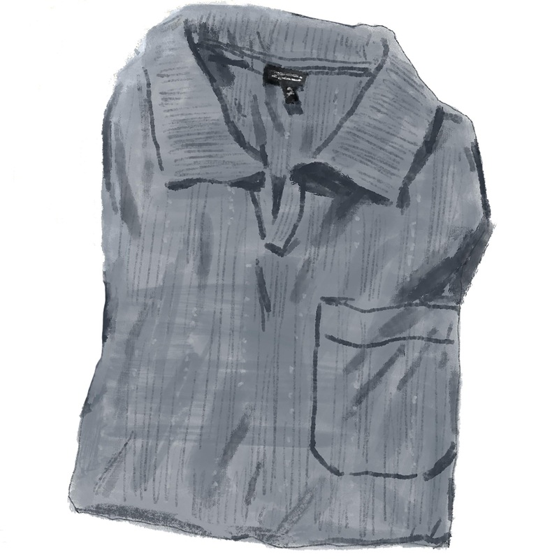 Italian Polo Shirt Light Grey