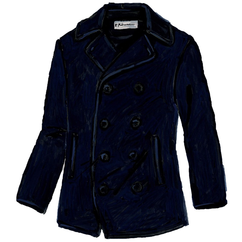 Men’s US Navy Peacoat Midnight Navy