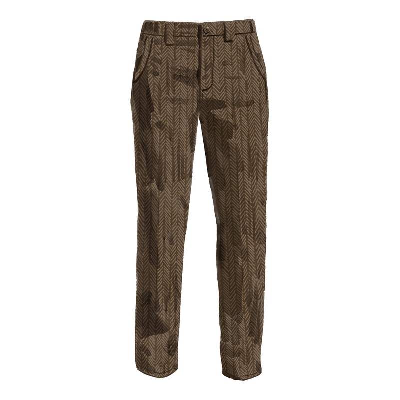 Back East Herringbone Chino Brown