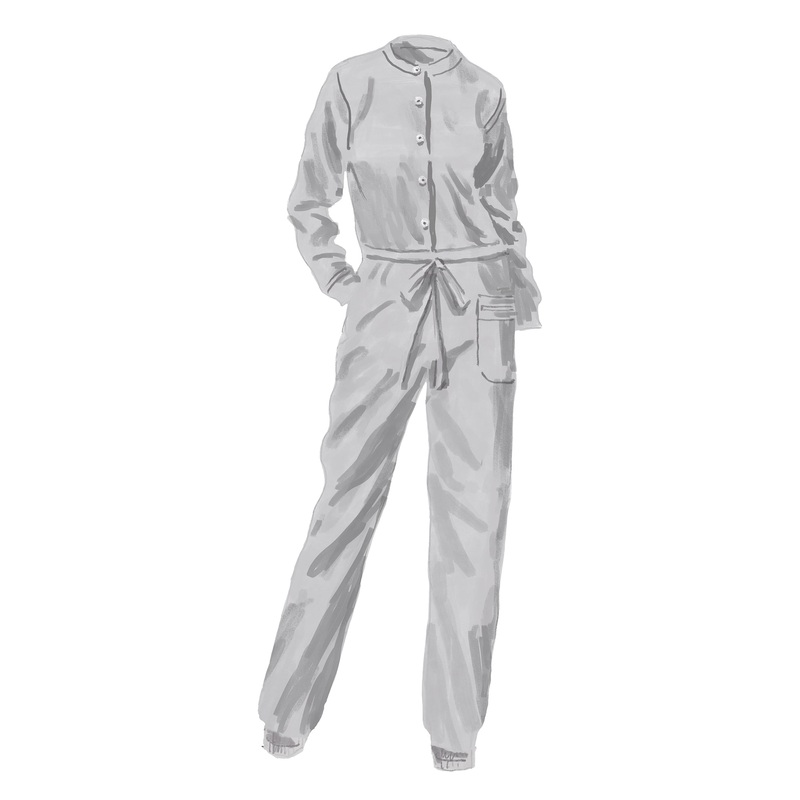 Transcontinental Flight Suit Heather Grey