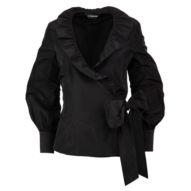 Flamenco Christmas Blouse Black