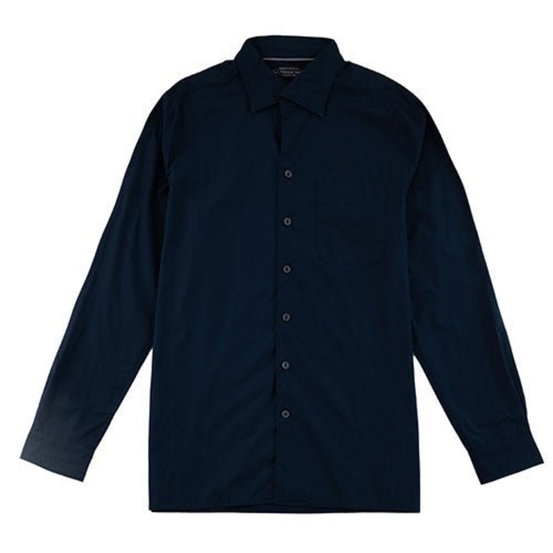 The Lido Collar Shirt Blue Shadow Check