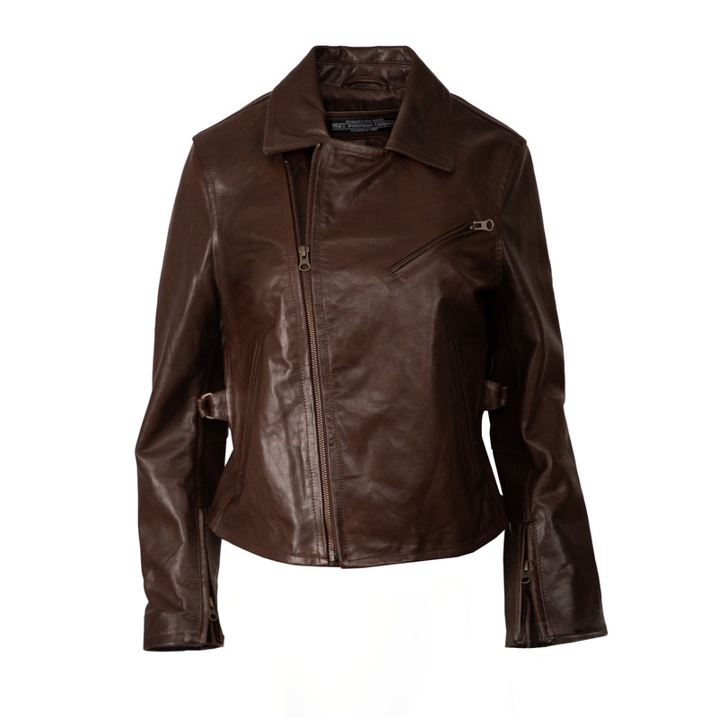 1930s European Motorcycle Jacket Brown