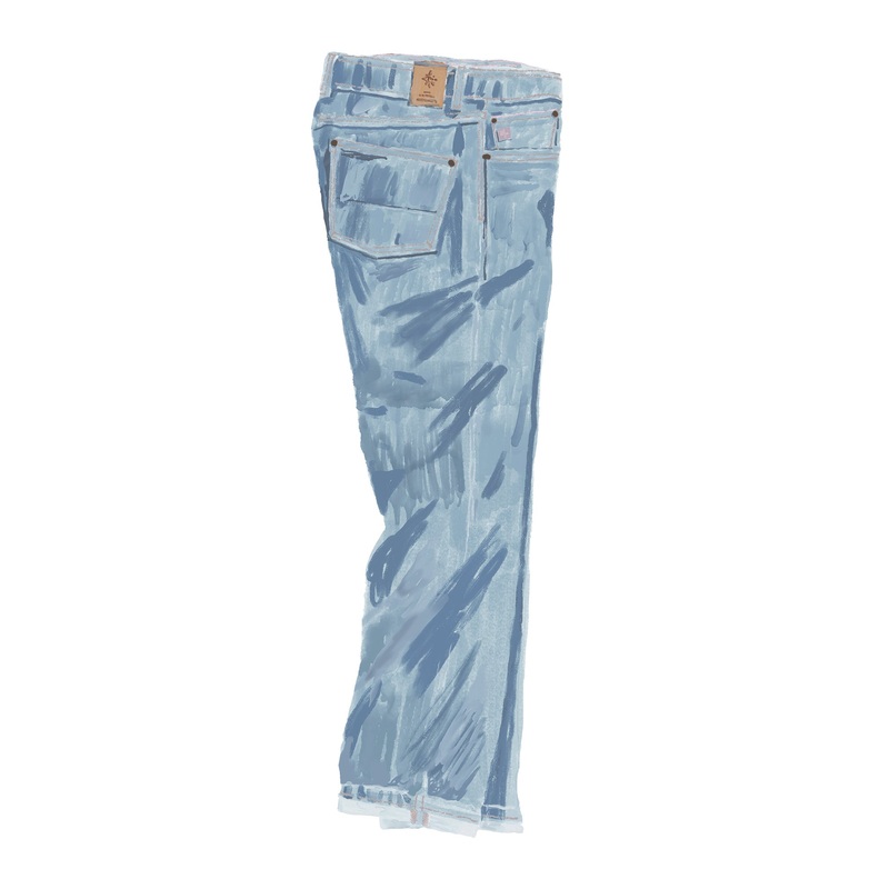 All Seasons Signature Jeans Bleached Indigo