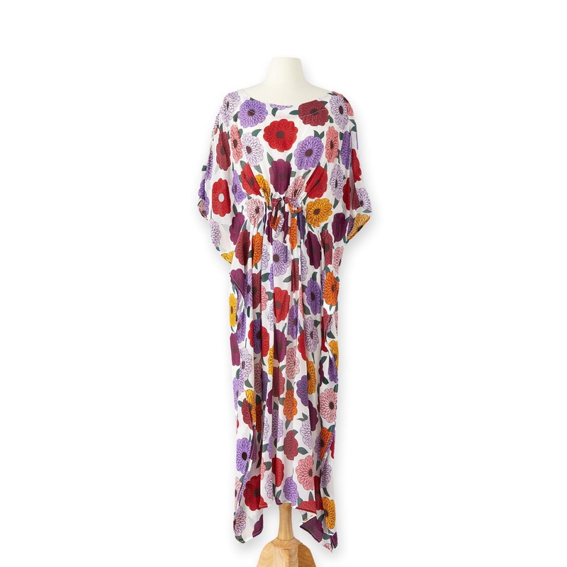 Annata’s Floral Caftan Purple Multi
