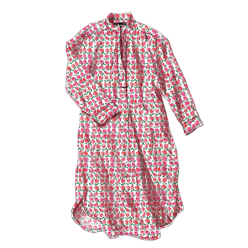 Marie Antoinette Nightshirt Pink Floral