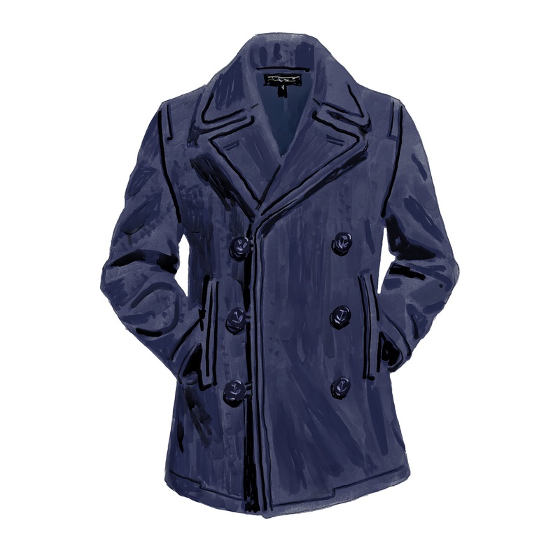 Men’s U.S. Navy Peacoat Navy