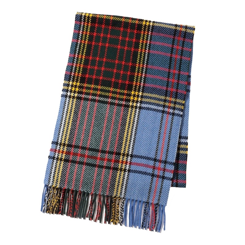 Vintage Cashmere Scarf Sapphire