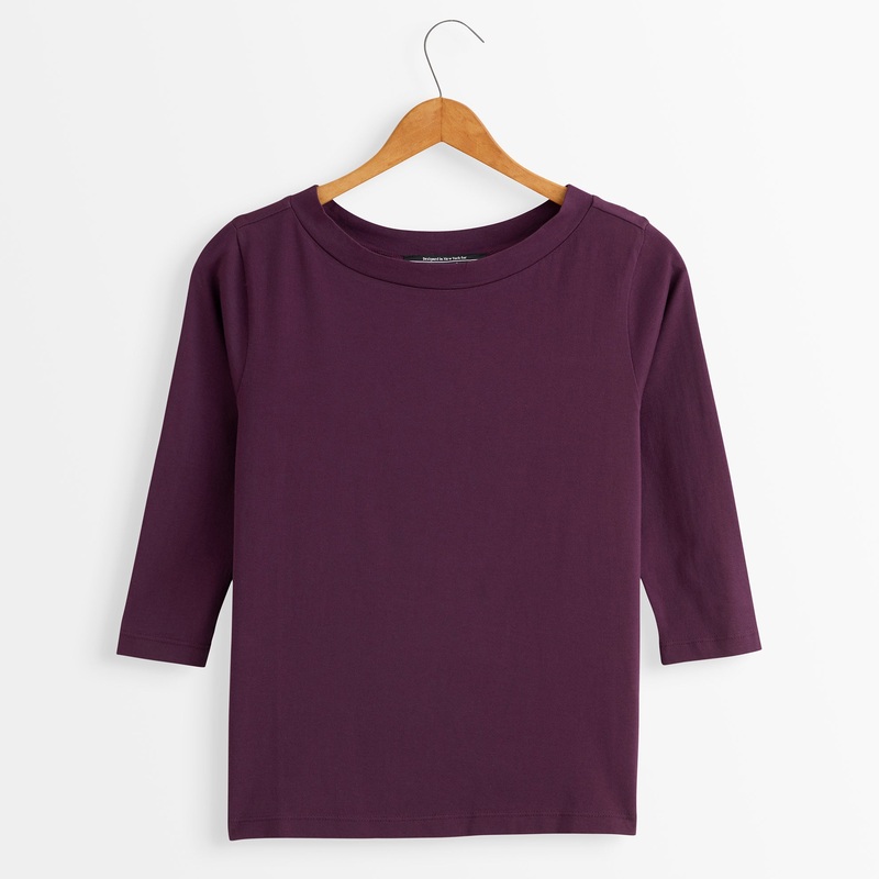 Boatneck Ballet Tee Potent Purple
