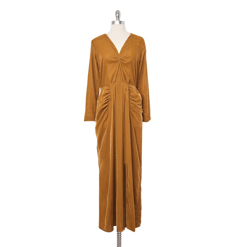 1940s Holiday Gown Gold