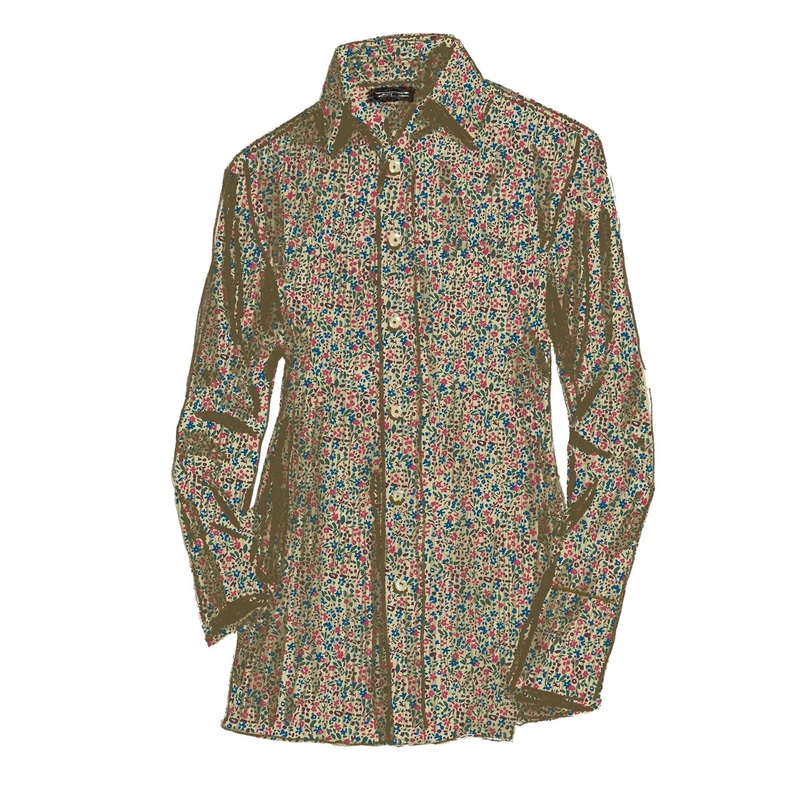 Floral Button Down Fieno Floral