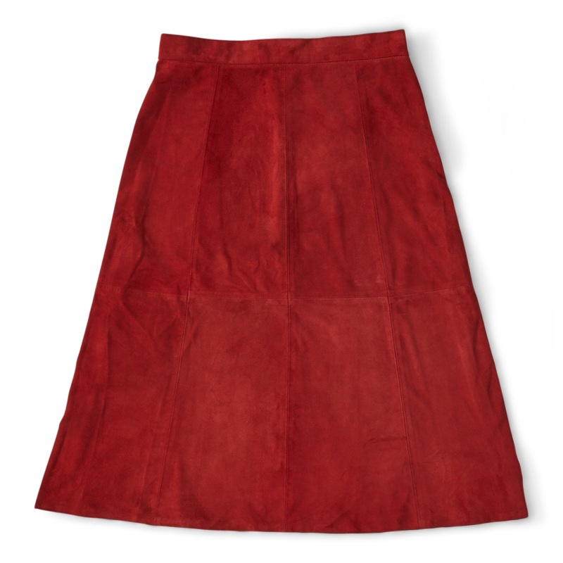 Margot’s Suede Skirt Rust