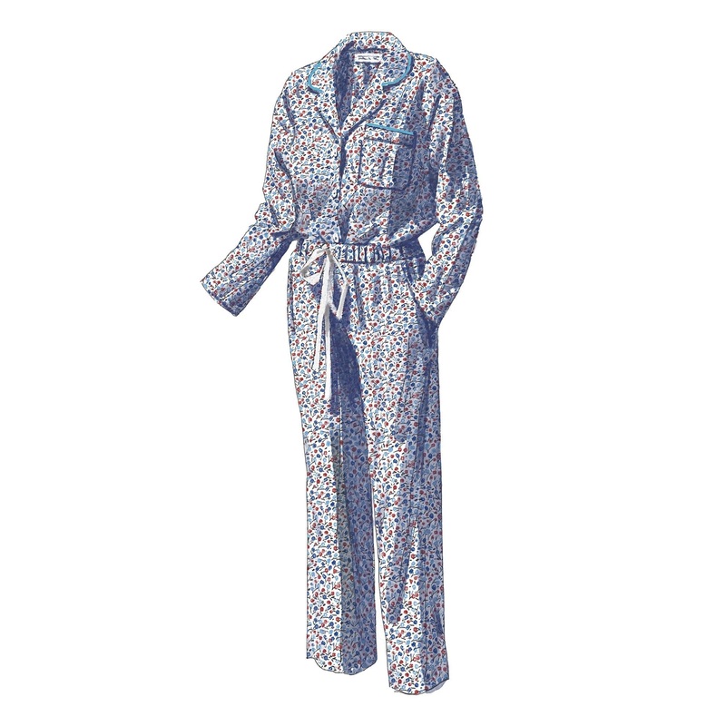 Veronica’s Satin PJ Pants Paisley
