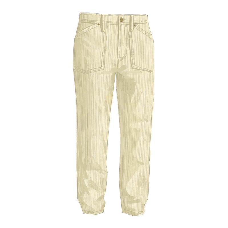Bedford Cord Work Pants Stone