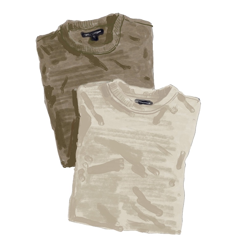Military Tee 2-Pack Olive Chino