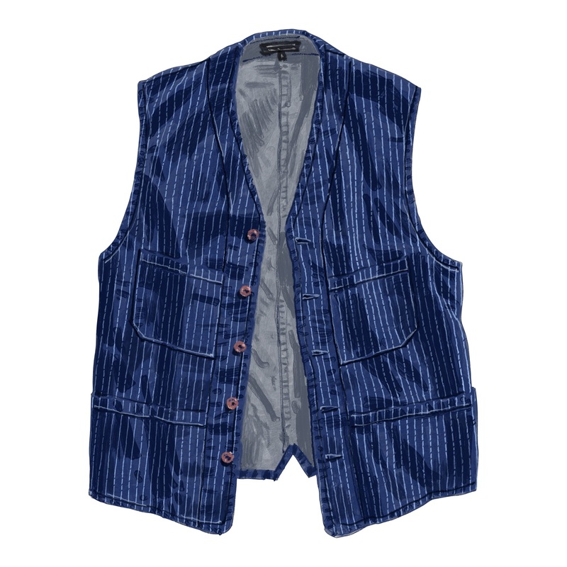 The Out West Wabash Vest Vintage White