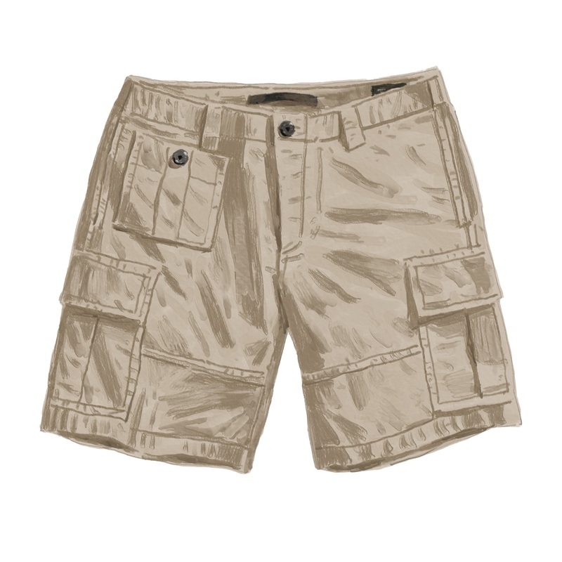 British Army Shorts Antique White