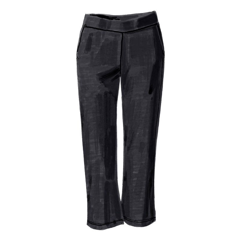 Terry Culottes Black