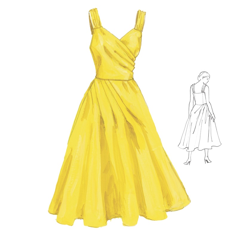 1950s Soul Dress Yellow