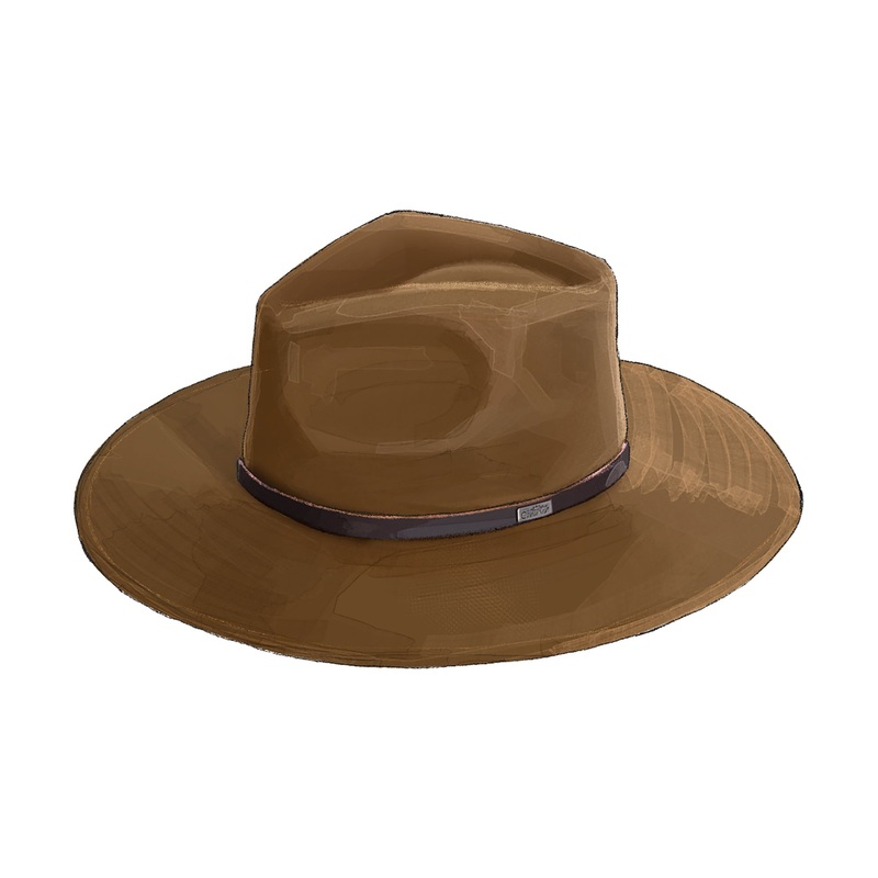 Banjo Paterson Australian Wool Hat Brown