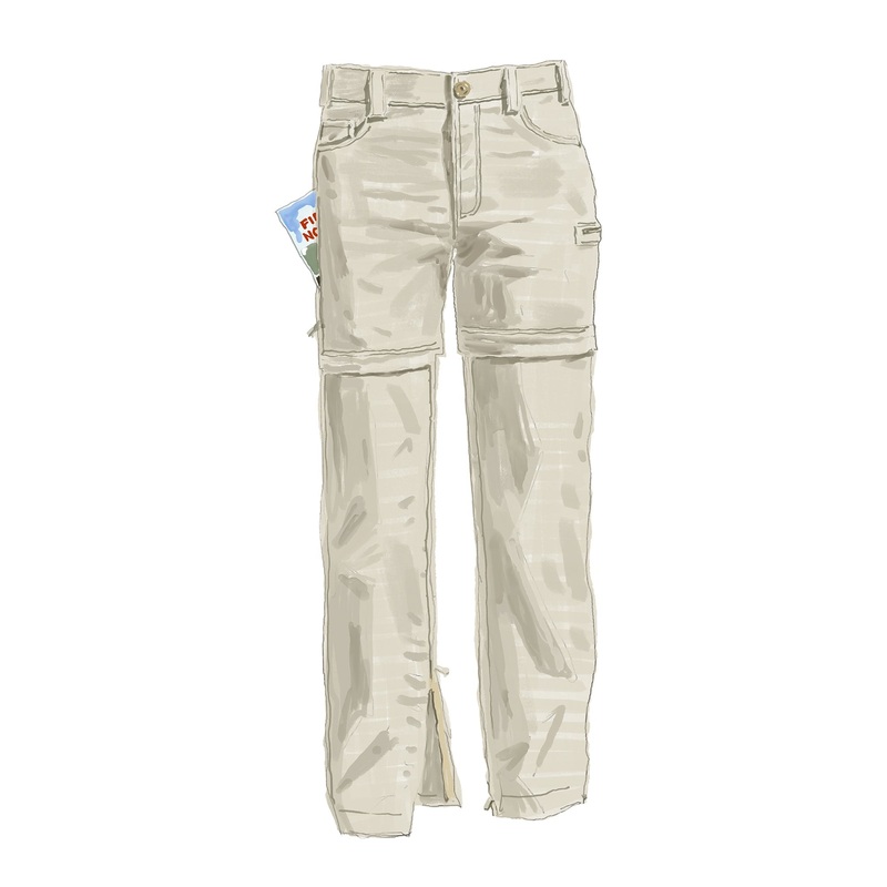 Featherweight Nylon Zip-Off Pants Light Sand