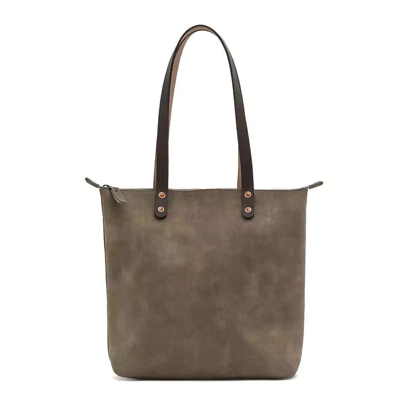 Eden MEDIUM Leather Tote Bag – Zippered