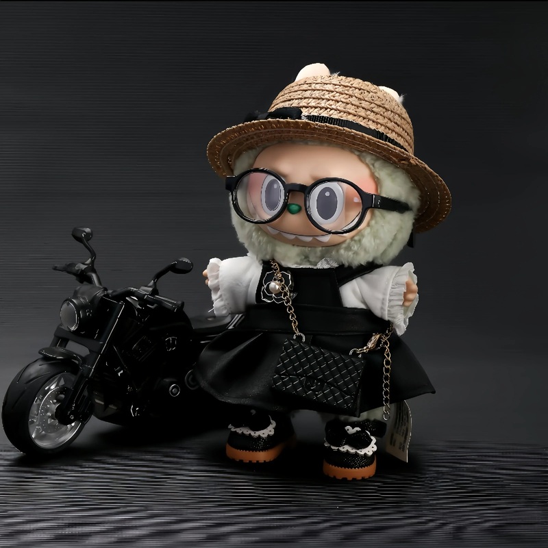 Pop Mart Labubu 1/2/3 Gen Doll Clothes Little Chanel Style 6-Piece Set (Clothes Only)