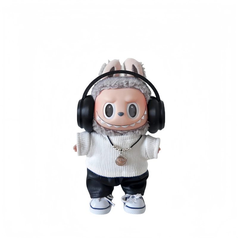 Pop Mart Labubu 1/2/3 Gen Doll Clothes “Trendy Cool” 5-Piece